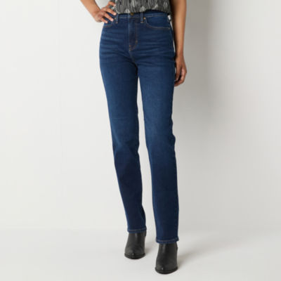 A.n.a Tall Womens High Rise Straight Leg Jean MainPlace Mall