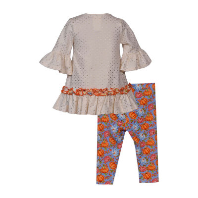 Bonnie Jean Baby Girls 2-pc. Legging Set