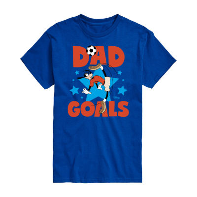 Mens Short Sleeve Goofy Dad Goals Graphic T-Shirt