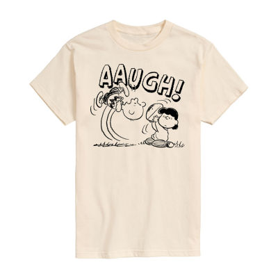 Mens Short Sleeve Peanuts Graphic T-Shirt
