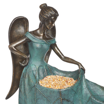 Roman 20in Angel Bird Bath