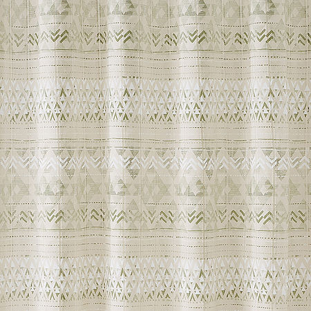 Frye And Co. Tanya Shower Curtain, One Size, Green