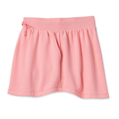 Xersion Super Soft Little & Big Girls Mid Rise Fleece Skort