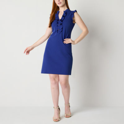 Jessica Howard Sleeveless Sheath Dress, Color Royal JCPenney