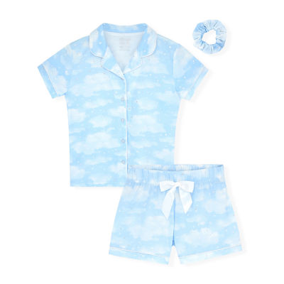 Sleep On It Girls Short Sleeve 2-pc. Pajama Sets