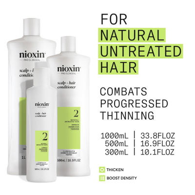 Nioxin System 2 Scalp Care + Hair Conditioner 33.8 oz.