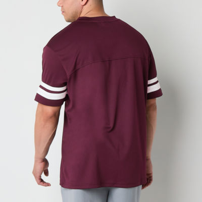 Xersion Mesh Mens V Neck Short Sleeve Quick Dry Active Big and Tall T-Shirt