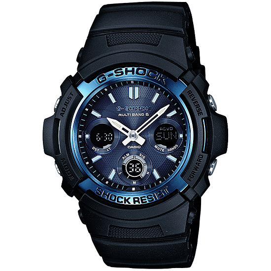 Casio® G-Shock Mens Multi-Band 6-Atomic Blue Watch AWGM100A-1A