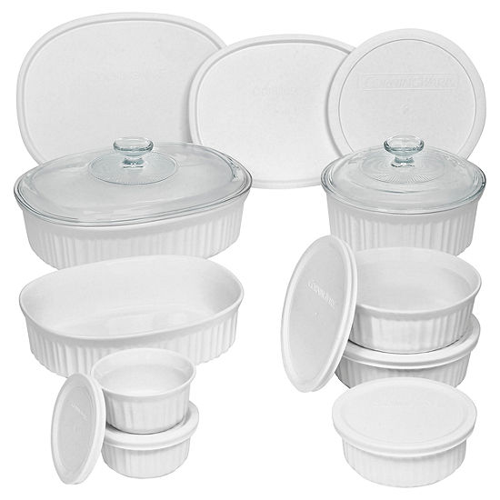 CorningWare® French White® 18-pc. Bakeware Set
