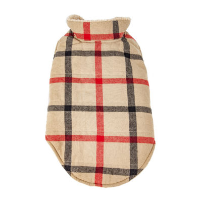 Pet Life ® 'Allegiance' Classical Plaided Insulated Dog Coat Jacket