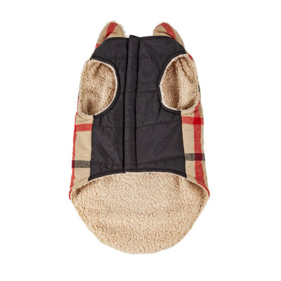 Pet Life ® 'Allegiance' Classical Plaided Insulated Dog Coat Jacket