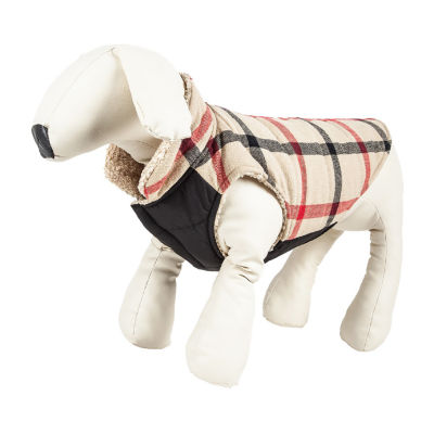 Pet Life ® 'Allegiance' Classical Plaided Insulated Dog Coat Jacket