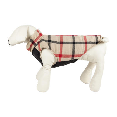 Pet Life ® 'Allegiance' Classical Plaided Insulated Dog Coat Jacket