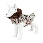 Pet Life ® Luxe 'Furracious' Cheetah Patterned Faux Mink Dog Coat