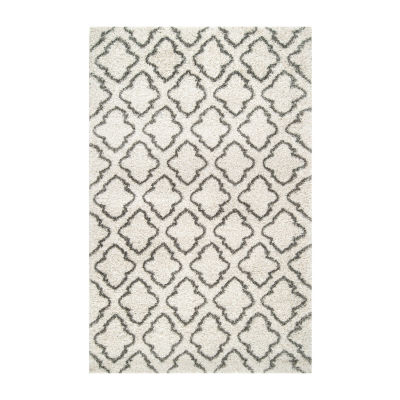 nuLoom Burma Trellis Shaggy Rectangular Rug