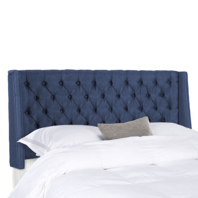 London Upholstered Tufted Nailhead Trim Headboard