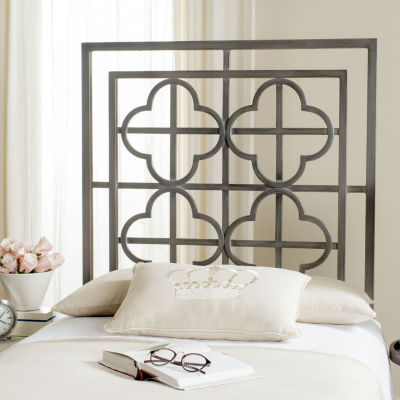 Lucinda Metal Tufted Nailhead Trim Headboard