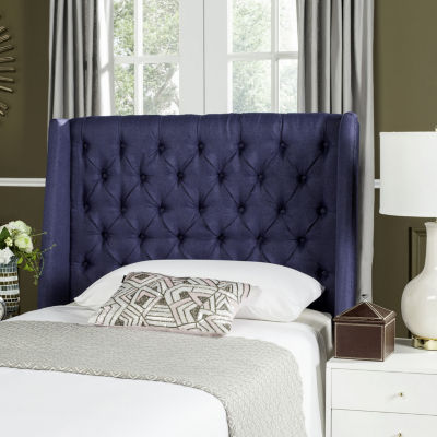 London Upholstered Tufted Nailhead Trim Headboard