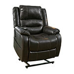 Signature Design by Ashley Yandel Faux Leather Pad-Arm Recliner