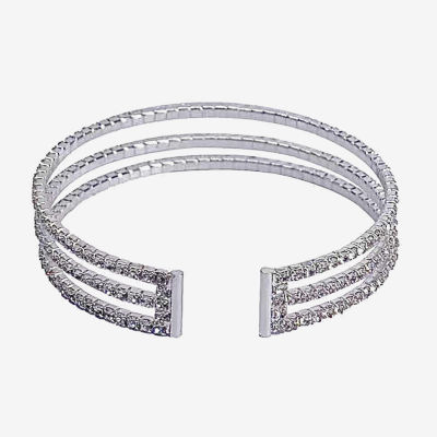 Vieste Rosa Womens Crystal Cuff Bracelet