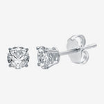 Ever Star 1 CT. T.W. Lab Grown White Diamond 10K White Gold 5.2mm Stud Earrings