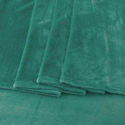 Linery Velvet Plush Fleece Sheet Set