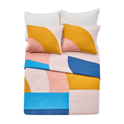 Makers Collective Modshapes Reversible Quilt Set