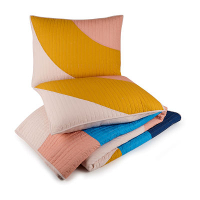 Makers Collective Modshapes Reversible Quilt Set