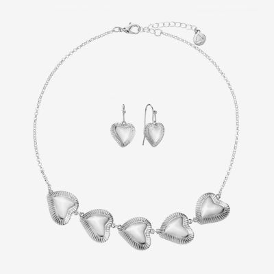 LIZ CLAIBORNE NECK AND EAR SETS METAL