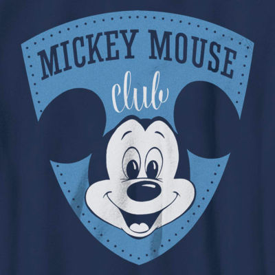 Disney Collection Little & Big Boys D100 Crew Neck Short Sleeve Mickey Mouse Graphic T-Shirt