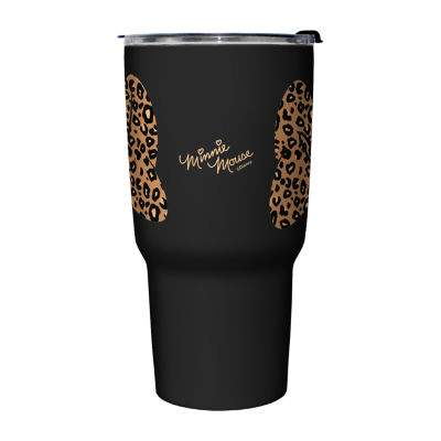 Disney Collection Mickey Animal Print Bow 27 Oz Stainless Steel Travel Mug