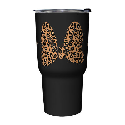 Disney Collection Mickey Animal Print Bow 27 Oz Stainless Steel Travel Mug