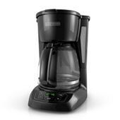 Black+Decker CM1160B 12-Cup Programmable Coffee Maker, Black/Stainless Steel