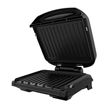 6-Serving Removable Plate Electric Indoor Grill and Panini Press