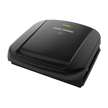 George Foreman Electric Indoor Grill and Panini Press, Black with