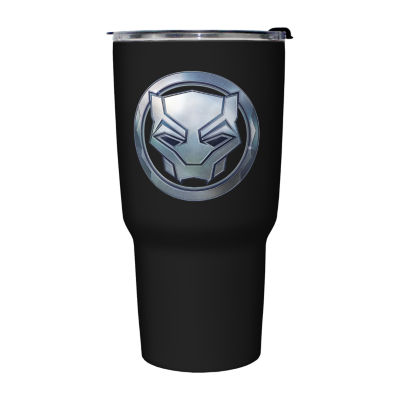 Disney Collection Black Panther Wakanda Forever Logo 27 Oz Stainless Steel Travel Mug