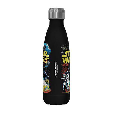 Disney Collection Star Wars Rebel Classic 17 Oz Stainless Steel Bottle, One Size, Black