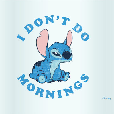 Disney Collection Stitch Mornings 16 Oz Tritan Cup 2pc Set