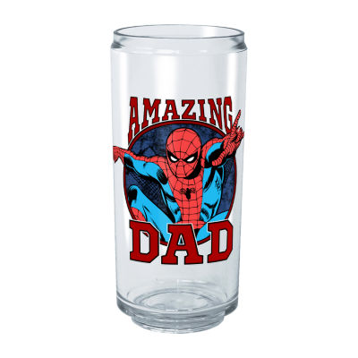 Disney Collection Marvel Spiderman Amazing Dad 16 Oz Tritan Cup 2pc Set