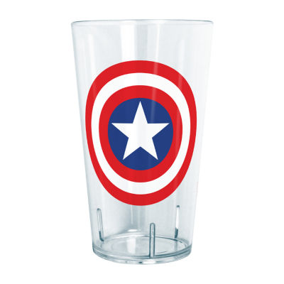 Disney Collection Marvel Captain America Classic 24 Oz Tritan Cup 4pc Set