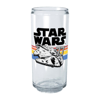 Disney Collection Star Wars Vintage Falcon Stripes 16 Oz Tritan Cup 2pc Set