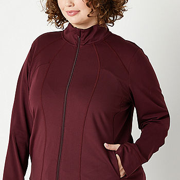 Xersion EverUltra Womens Plus Moisture Wicking Lightweight Softshell Jacket