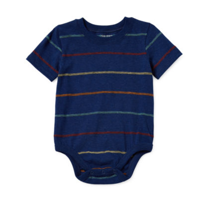 Okie Dokie Baby Boys Crew Neck Short Sleeve Bodysuit