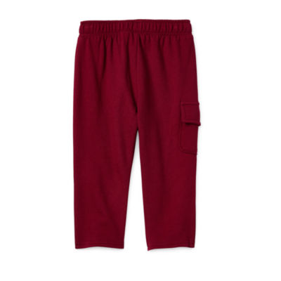 Okie Dokie Baby Boys Tapered Regular Fit French Terry Jogger Pant