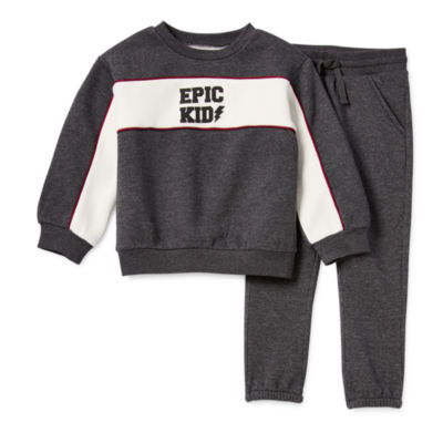 Okie Dokie Toddler & Little Boys 2-pc. Fleece Pant Set