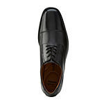 Clarks® Tilden Mens Leather Cap-Toe Dress Shoes