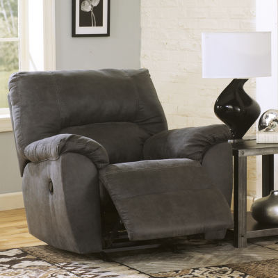 Signature Design by Ashley® Tambo Rocker Recliner in Pewter