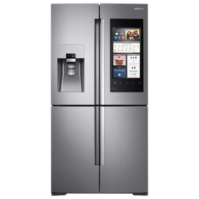 Samsung ENERGY STAR® Smart Wi-Fi Enabled 22 cu. ft. Counter Depth Family Hub™ 4-Door Flex French-Door Refrigerator