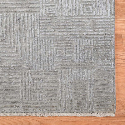 Amer Rugs Quetzaly Rose Hand Knotted Wool Rectangular Indoor Rugs