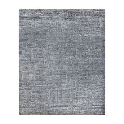 Amer Rugs Quetzaly Rose Hand Knotted Wool Rectangular Indoor